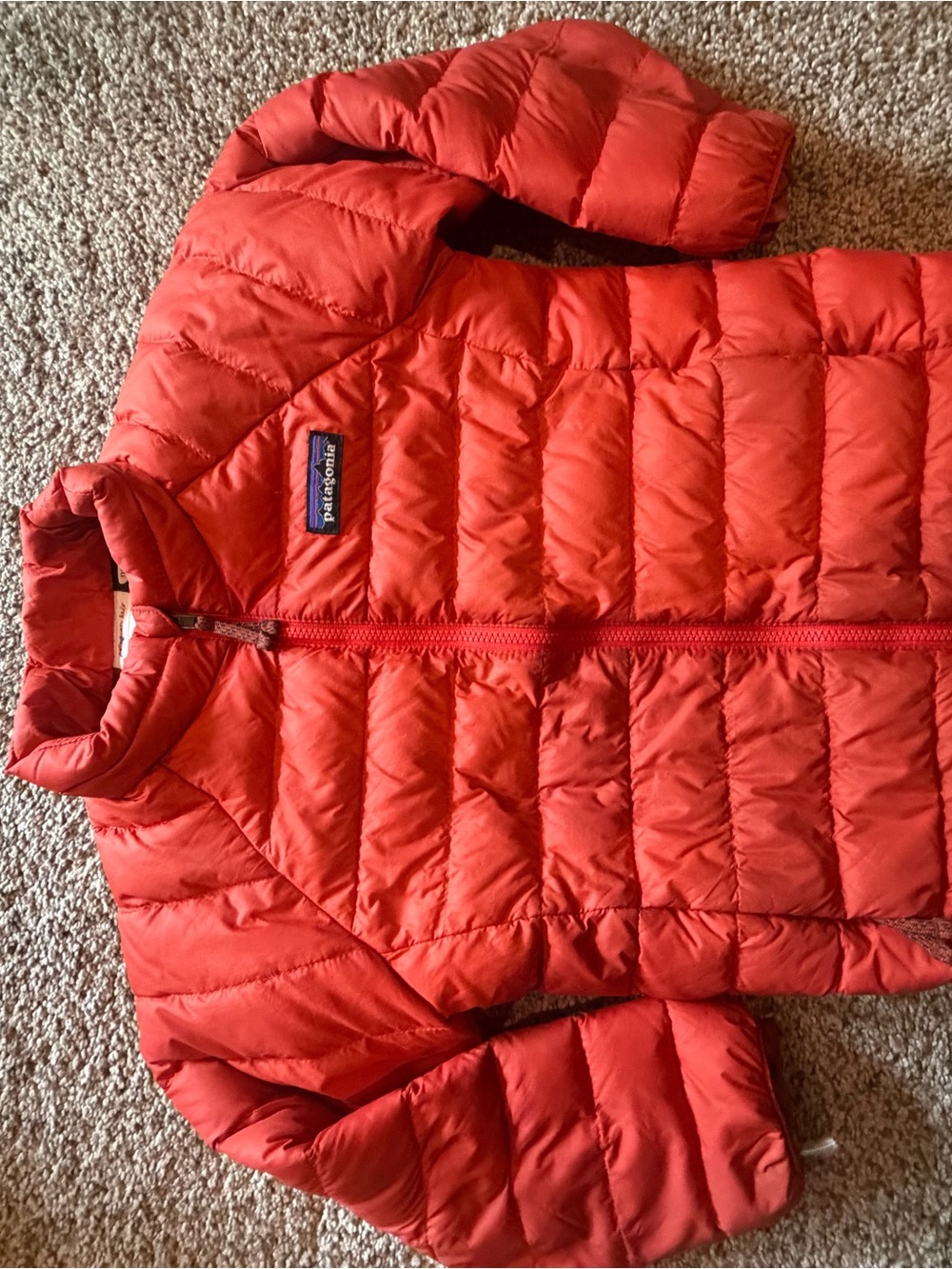 Patagonia Kids Baby Down Jacket Puffer Jacket in Orange